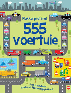 Plakkerpret met 555 voertuie - Imagine That Publishing