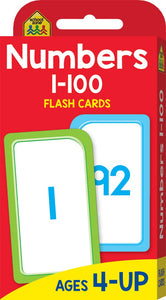 School Zone: Number 1-100 Flash Cards - Hinkler