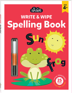 Jr Explores: Write & Wipe - Spelling Boo - Hinkler