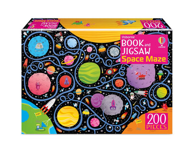 Book & Jigsaw: Space Maze - Usborne