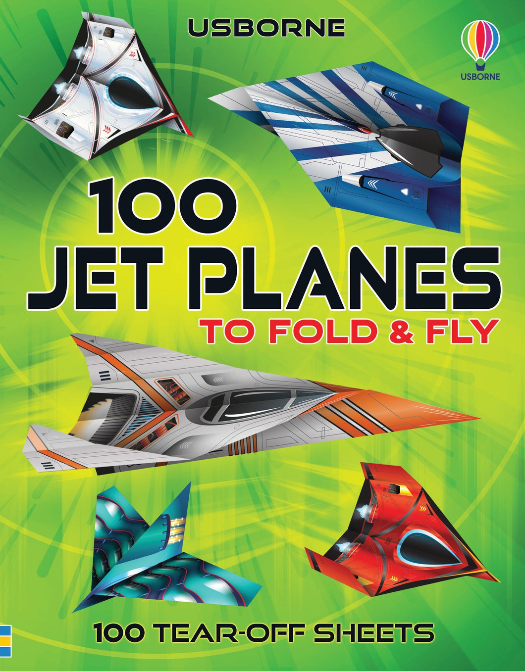 100 Jet Planes to Fold & Fly - Usborne