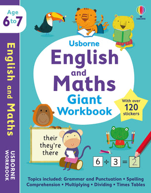 English & Maths Giant WB 6-7 years - Usborne