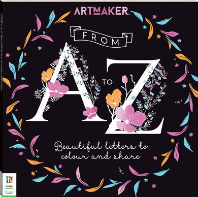 Art Maker: From A to Z Beautiful Letters - Hinkler